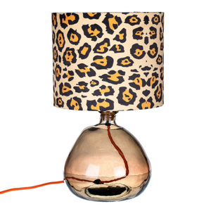 Leopard Animal Print Velvet Lampshade