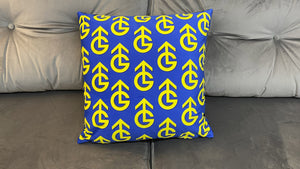 Granada TV Lighting Up Manchester -  Velvet Cushion - Kitsch Republic