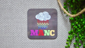 Manchester Manc Rain Coaster - Kitsch Republic