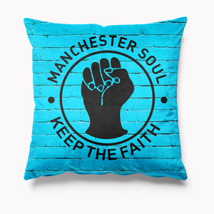 Manchester Soul Velvet Cushion - Northern Soul - Kitsch Republic