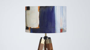 
            
                Load image into Gallery viewer, NANCO Oceans Apart Velvet Lampshade - Kitsch Republic
            
        