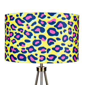 Leopard Print, Animal Print, Velvet Colourful Lampshade, Wild Decor