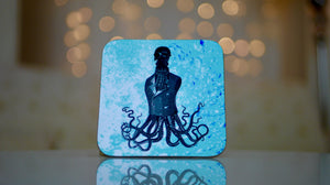 Steampunk Blue Kraken Octopus Man Coaster - Steampunk Collection - Kitsch Republic