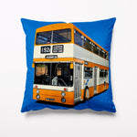 Selnec 192 Bus Velvet Cushion - Stockport Manchester - Kitsch Republic