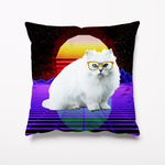 Outdoor Garden Cushion - Disco Cat - Kitsch Republic
