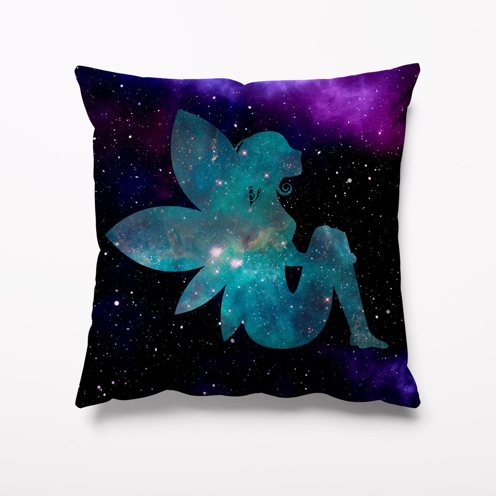 Outdoor Garden Cushion - Fairy Blue Stars - Kitsch Republic