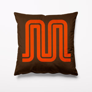 Outdoor Garden Cushion - Manchester GM Bus Mblem - Kitsch Republic