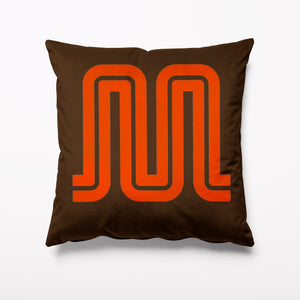 GMPTE Manchester Velvet Bus Cushion - Kitsch Republic