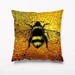 Outdoor Garden Cushion - Gold Bee - Kitsch Republic