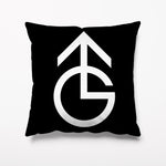 Outdoor Garden Cushion - Manchester TV Granada Black White - Kitsch Republic