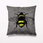 Outdoor Garden Cushion - Grey Bee - Kitsch Republic