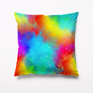 
            
                Load image into Gallery viewer, Outdoor Garden Cushion - Rainbow Clouds - Kitsch Republic
            
        