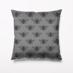 Outdoor Garden Cushion - Grey Small Bee - Kitsch Republic