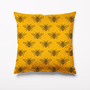 
            
                Load image into Gallery viewer, Outdoor Garden Cushion - Yellow Small Bee - Kitsch Republic
            
        