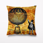 Outdoor Garden Cushion - Steampunk Around the World - Kitsch Republic