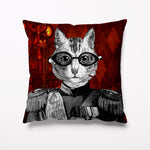 Outdoor Garden Cushion - Steampunk Cat - Kitsch Republic
