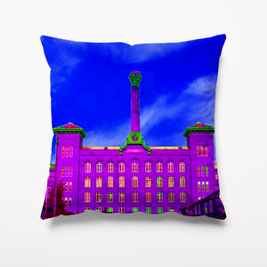 
            
                Load image into Gallery viewer, Outdoor Garden Cushion - Houldsworth Mill Reddish Stockport - Kitsch Republic
            
        