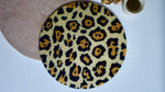 Leopard Animal Print Glass Worktop Saver - Chopping Board - Placemat - Kitsch Republic
