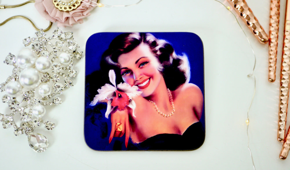 Pin Up Glamour Coaster - Kitsch Republic