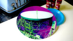 Jodrell Bank Pink Purple Glass Worktop Saver - Chopping Board - Placemat - Kitsch Republic