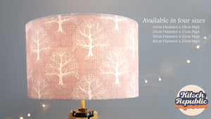 Pink Tree Blush Rose Lampshade - Kitsch Republic