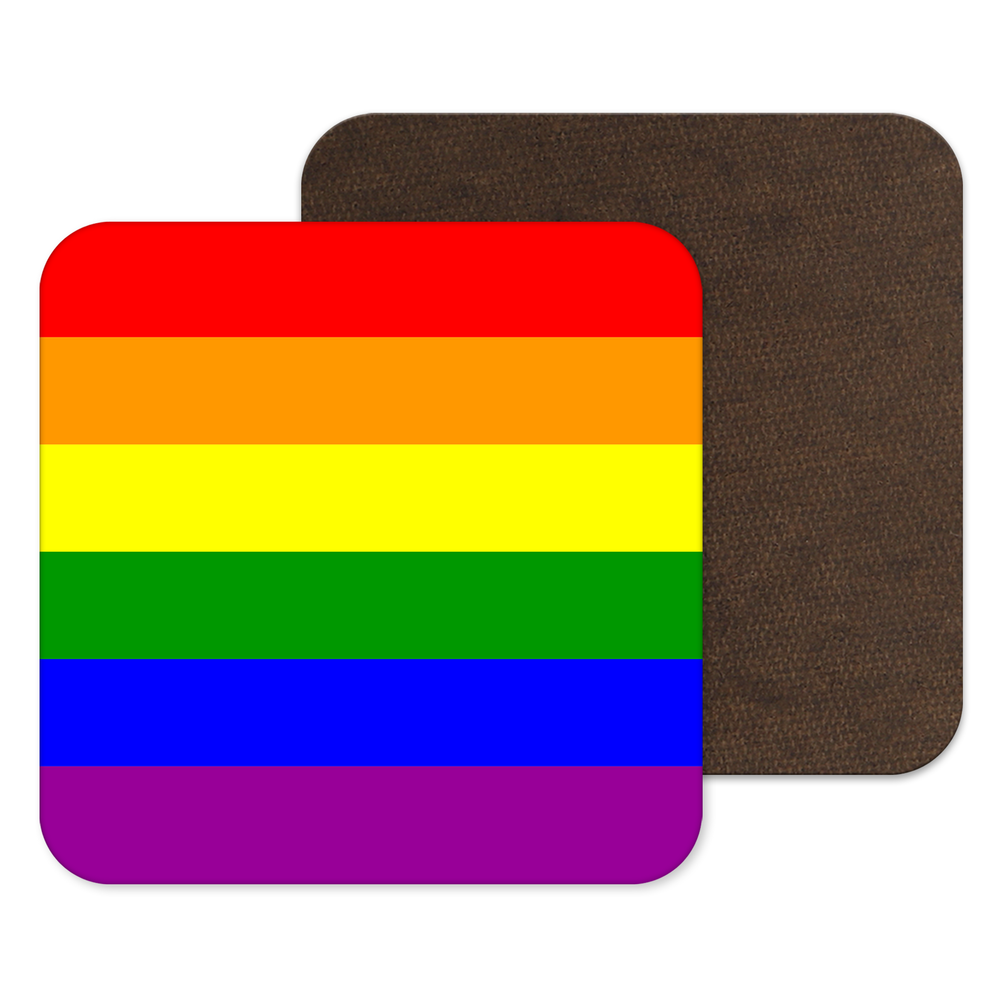 Rainbow Coaster, Manchester Pride, Rainbow Gift, Interior Decor Rainbows