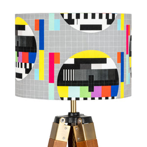 Retro Test Card Lampshade - Kitsch Republic