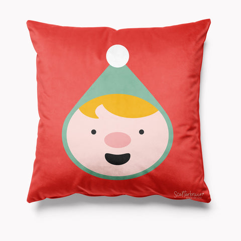Scatterbrain Velvet Cushion - Elf - Kitsch Republic