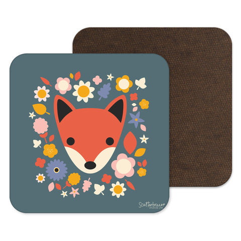 Scatterbrain Coaster - Fox - Kitsch Republic