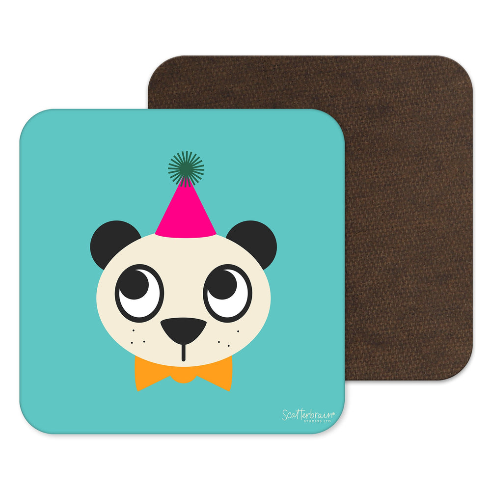 Scatterbrain Coaster - Panda - Kitsch Republic