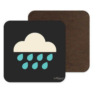 Scatterbrain Coaster - Rain Cloud - Kitsch Republic