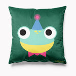 Scatterbrain Velvet Cushion - Froggy - Kitsch Republic