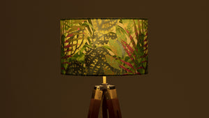 Tropical Leaves Velvet Lampshade - Kitsch Republic