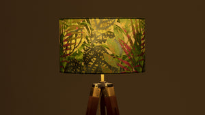 
            
                Load image into Gallery viewer, Tropical Leaves Velvet Lampshade - Kitsch Republic
            
        
