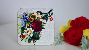 Vintage Birds Coaster - Kitsch Republic