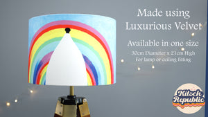 White Nancy Bollington Rainbow Velvet - For Lamp or Ceiling - Kitsch Republic