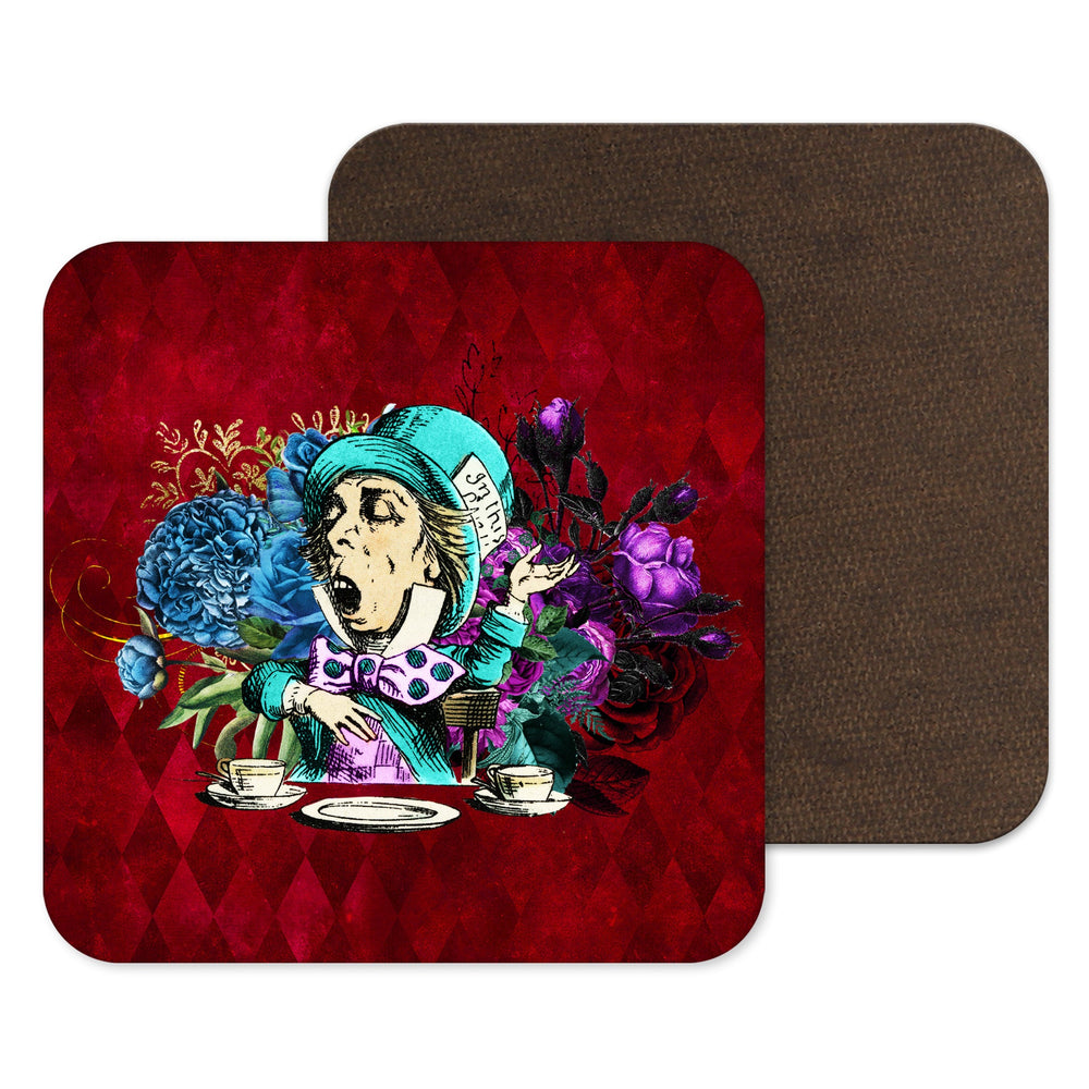 
            
                Load image into Gallery viewer, Mad Hatter from Alice&amp;#39;s Adventures in Wonderland - Blue and Purple Flowers
            
        