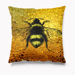Gold Bee Velvet Cushion - Kitsch Republic