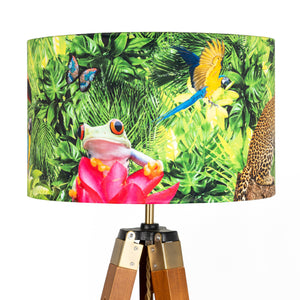 Crazy Jungle Leopard Jungle Lampshade - Kitsch Republic