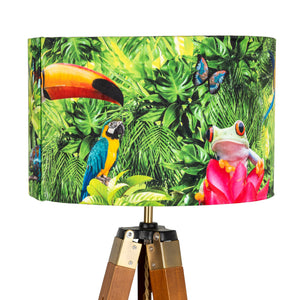 Crazy Jungle Leopard Jungle Lampshade - Kitsch Republic