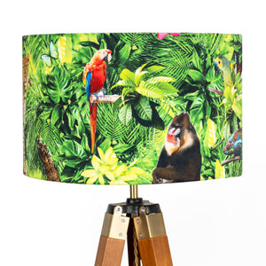 Crazy Jungle Leopard Jungle Lampshade - Kitsch Republic