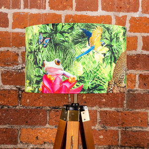 Crazy Jungle Leopard Jungle Lampshade - Kitsch Republic