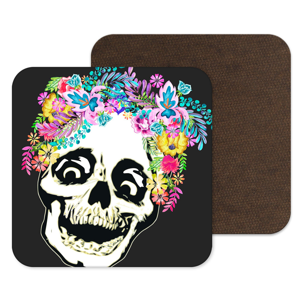 Skull, Horror, Day of the Dead, Creepy Gift, Coasters
