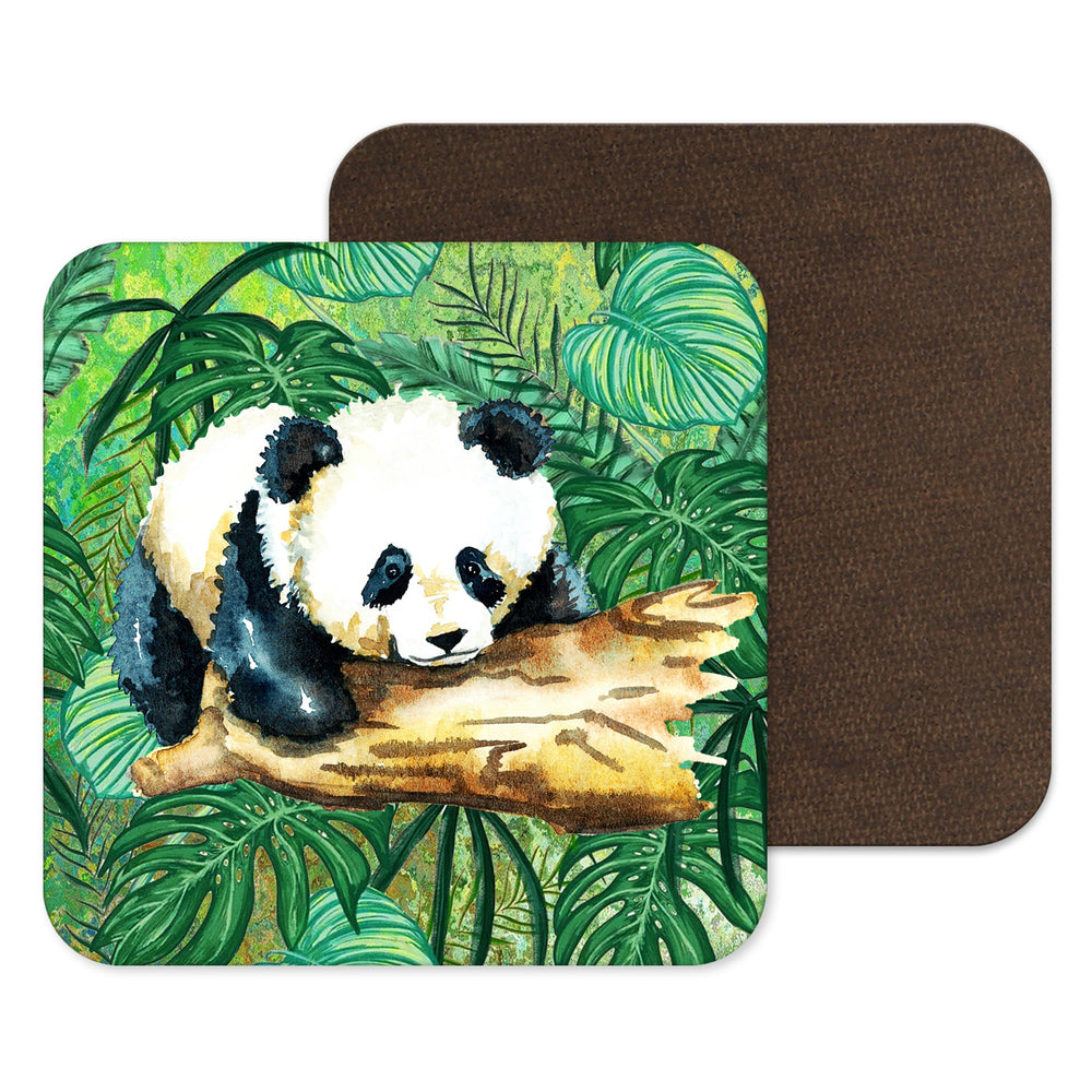
            
                Load image into Gallery viewer, Cute Panda Tree Coaster
            
        