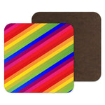 Rainbow Coaster - Gay Pride - Manchester Pride - Rainbow Gift - Rainbow Secret Santa