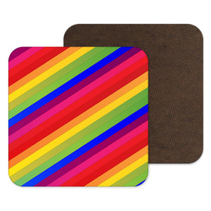 
            
                Load image into Gallery viewer, Rainbow Coaster - Gay Pride - Manchester Pride - Rainbow Gift - Rainbow Secret Santa
            
        