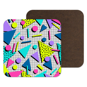 80s Eighties Drink Coasters - Housewarming Gift - Eighties - Secret Santa