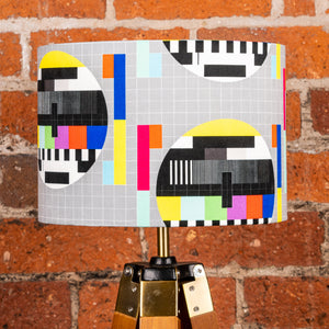 Retro Test Card Lampshade - Kitsch Republic