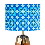 Blue Retro Vintage Style Lampshade - Kitsch Republic