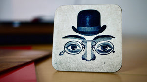 Man in Top Hat Coaster - Steampunk Collection - Kitsch Republic